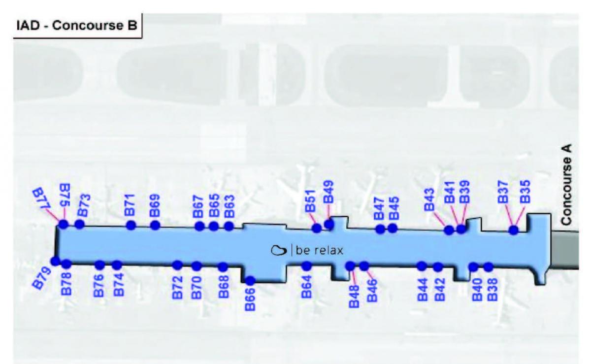 карта Даллеса терминал B