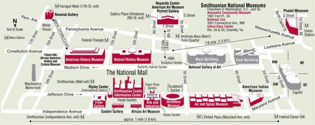 DC карту музеев