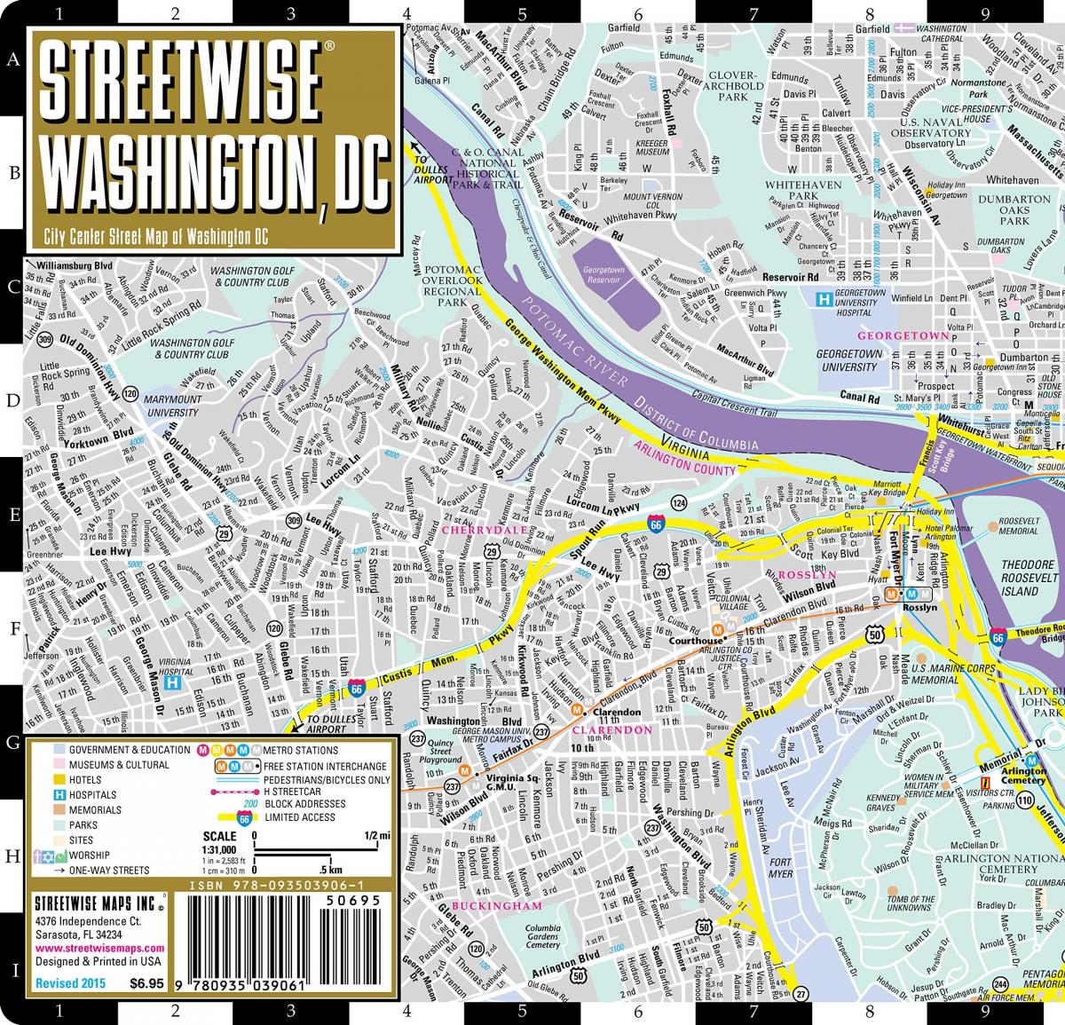 карта улиц Вашингтона