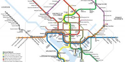 Вашингтон общественного транспорта карте