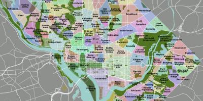 Карта DC и окрестностях